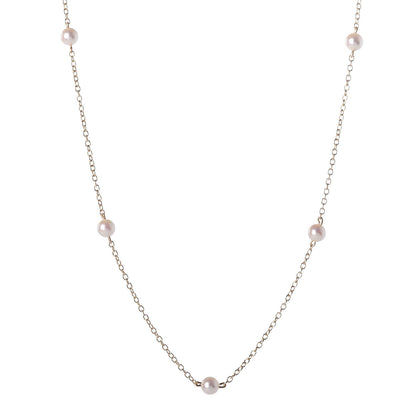 Tiffany 18K Yellow Gold Freshwater Pearl 5mm Elsa Peretti Pearls By The Yard Necklace 1 of 5