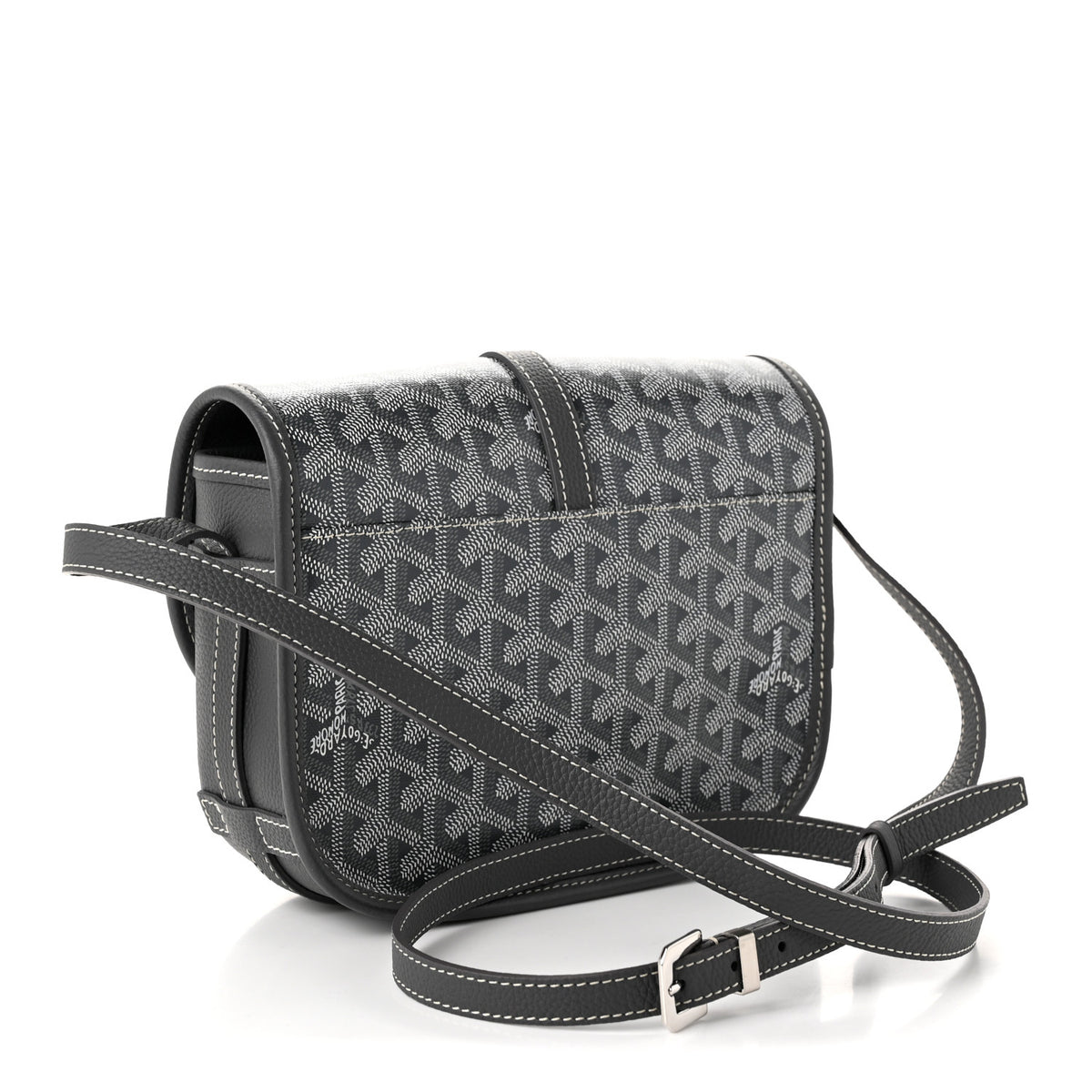 Goyard Goyardine Belvedere II PM Messenger Bag Gray 3 of 9