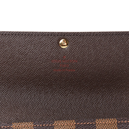 Louis Vuitton Damier Ebene Sarah Wallet 5 of 9