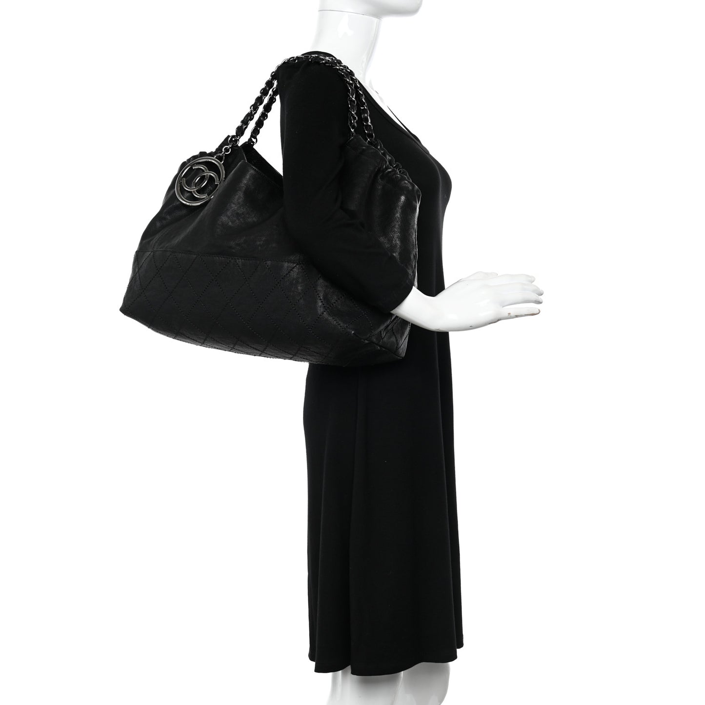 Calfskin Baby Coco Cabas Black