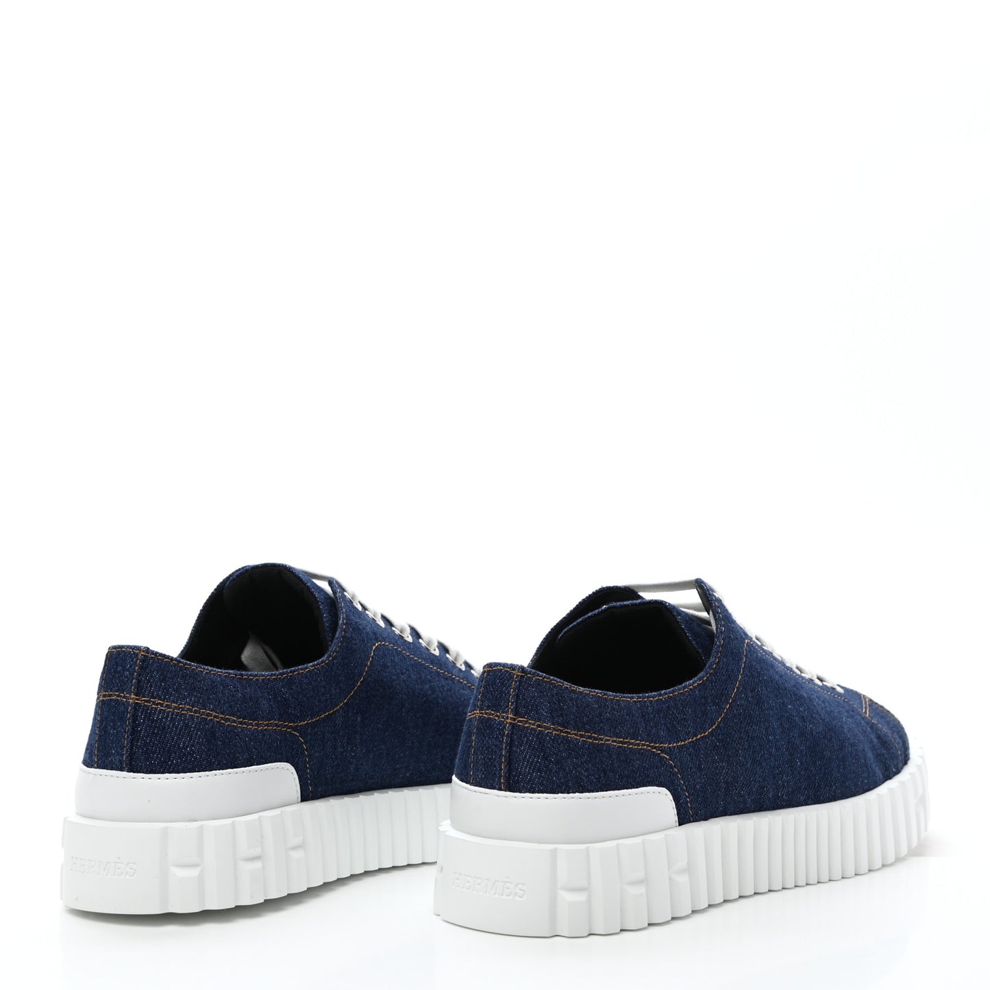 Denim Cross Sneakers 37.5 Bleu