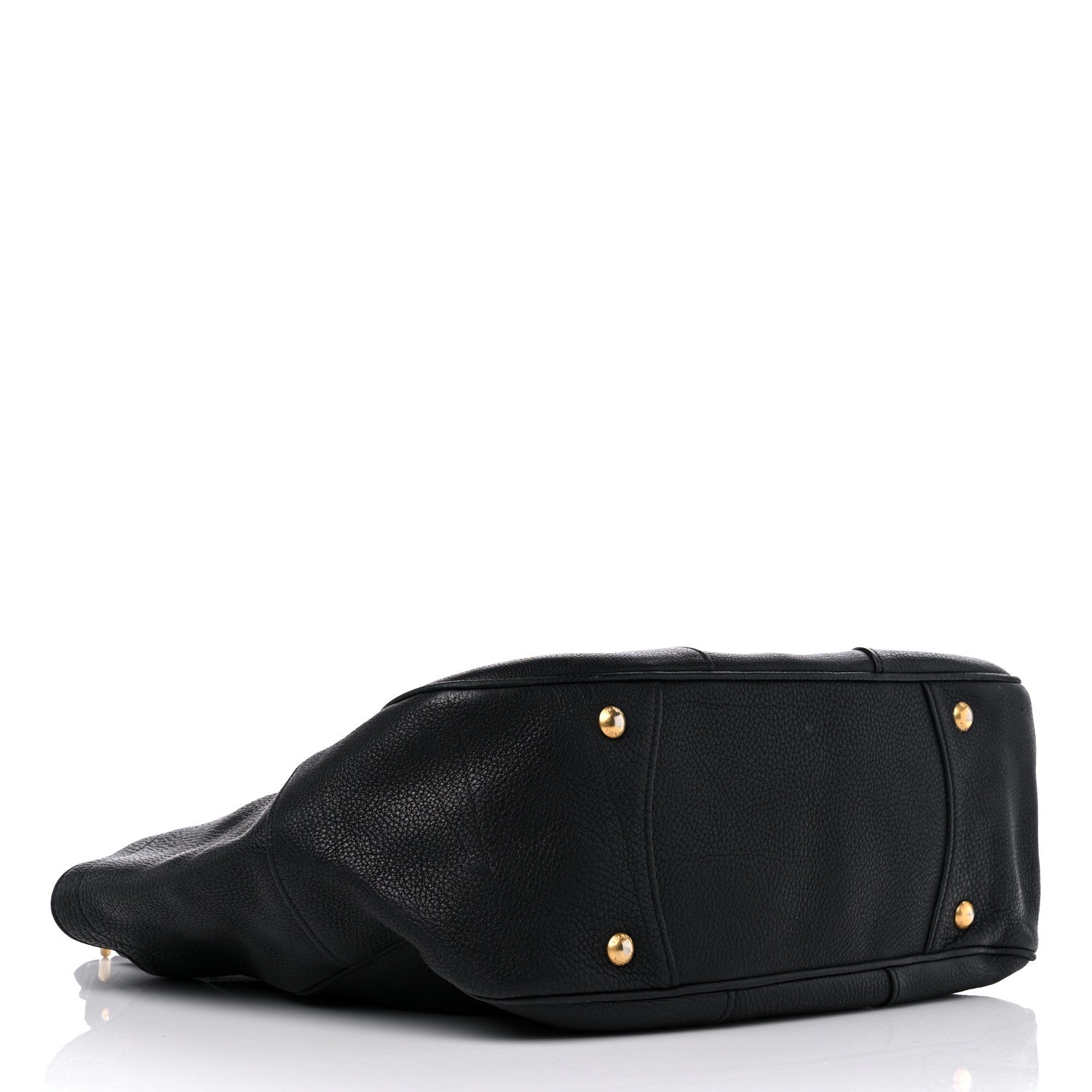 Prada Vitello Daino Shoulder Bag Black 3 of 15