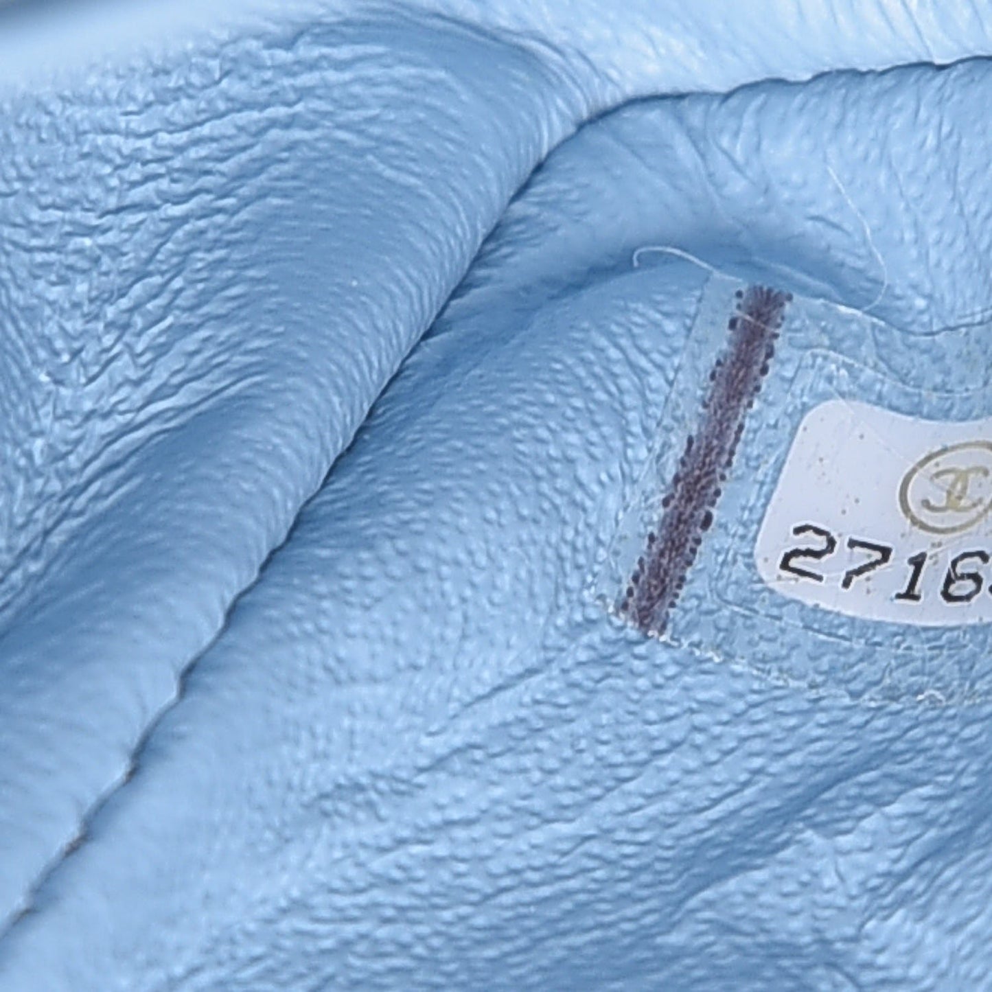 Tweed Braid Mini Flap Blue White Navy