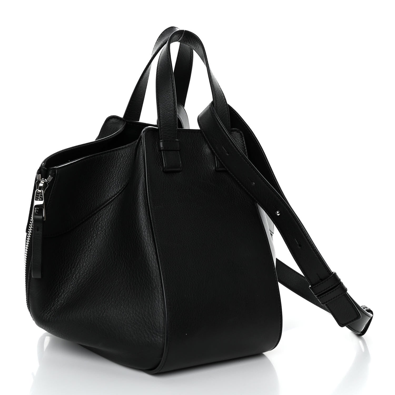 Loewe Calfskin Small Hammock Shoulder Bag Black 3 of 9