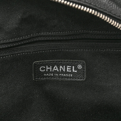 Chanel Caviar Quilted Travel Flap Tote Black 5 of 18