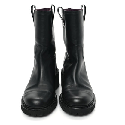 Chanel Calfskin CC Ankle Boots 38 Black 2 of 9