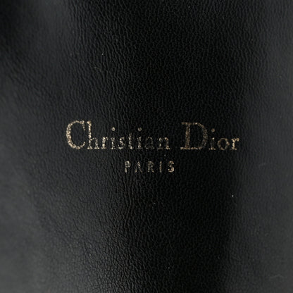 Christian Dior Grained Calfskin Cannage Diorling Wallet On Chain Black 6 of 10
