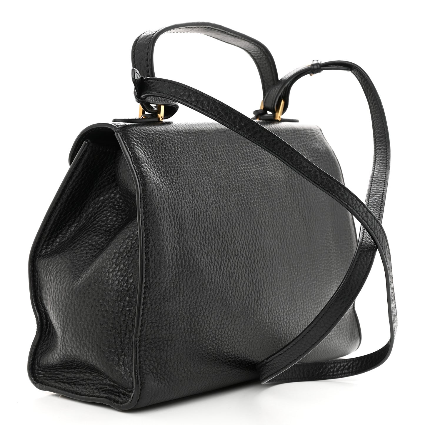 Calfskin Dioraddict Top Handle Black