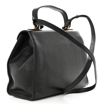 Christian Dior Calfskin Dioraddict Top Handle Black 3 of 12