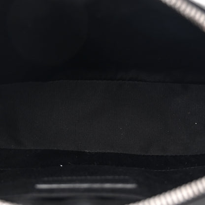 Saint Laurent Calfskin Matelasse Monogram Lou Camera Bag Black 5 of 11