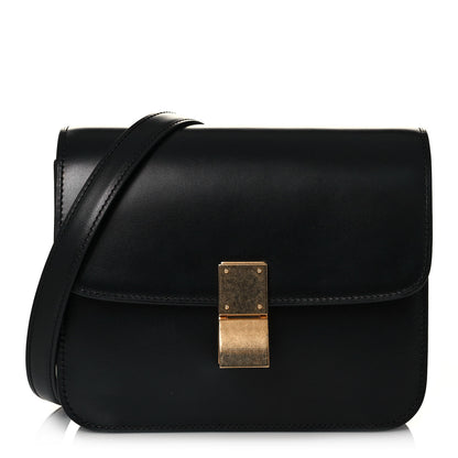 Celine Box Calfskin Small Classic Box Flap Bag Black 1 of 15