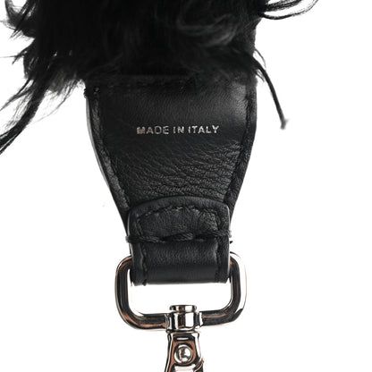 Fendi Alpaca Fur Vitello Dolce Strap You Black 4 of 4