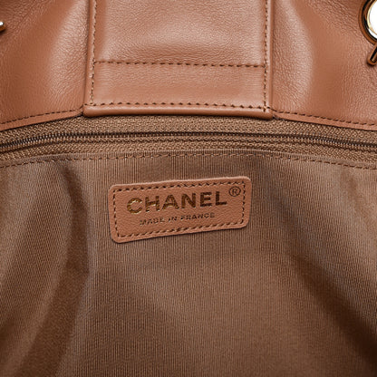 Chanel Calfskin Quilted Timeless Tote Beige 6 of 7