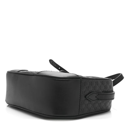 Gucci Microguccissima Mini Bree Messenger Bag Black 11 of 11