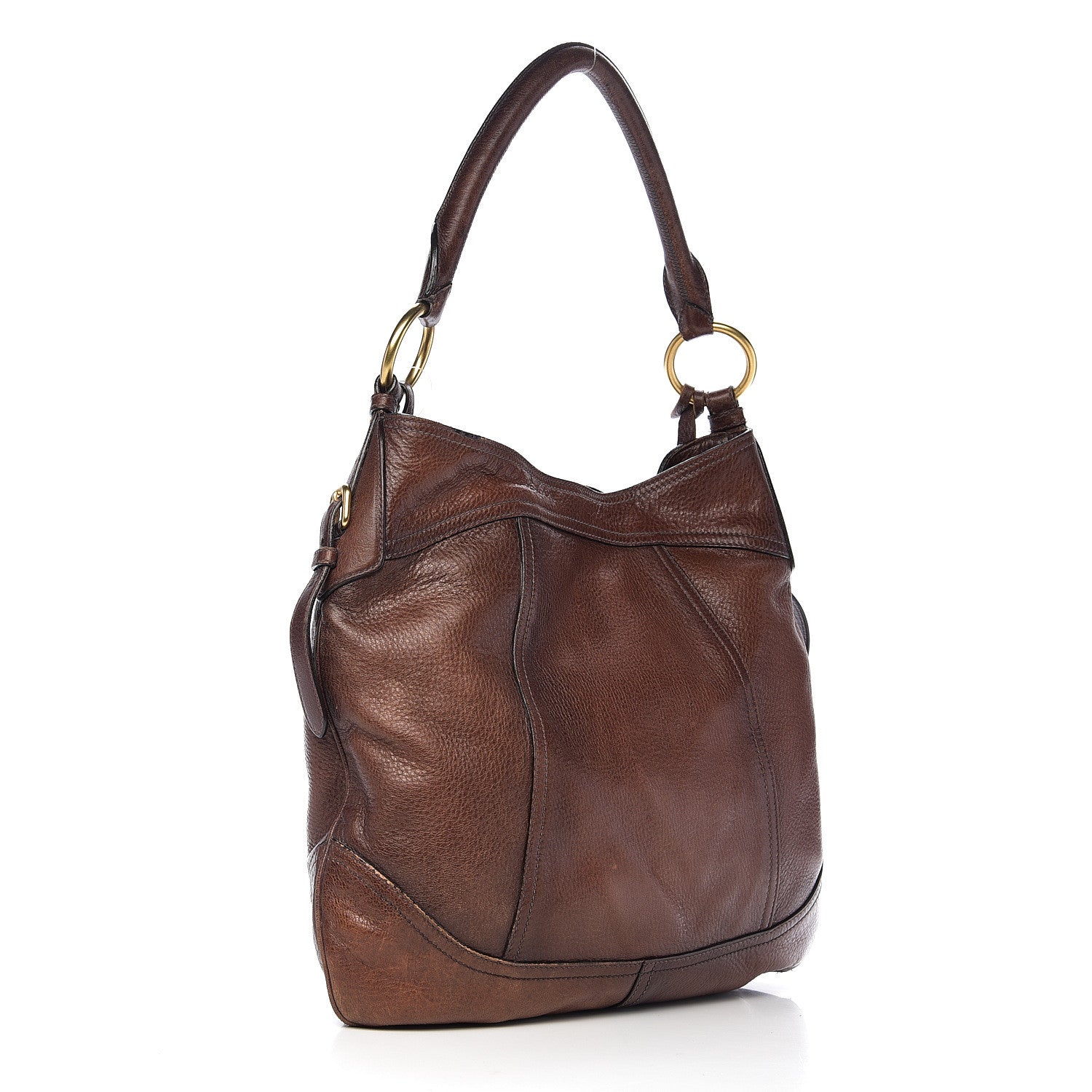 Prada Cervo Antik Hobo Cacao Sfumato 2 of 11
