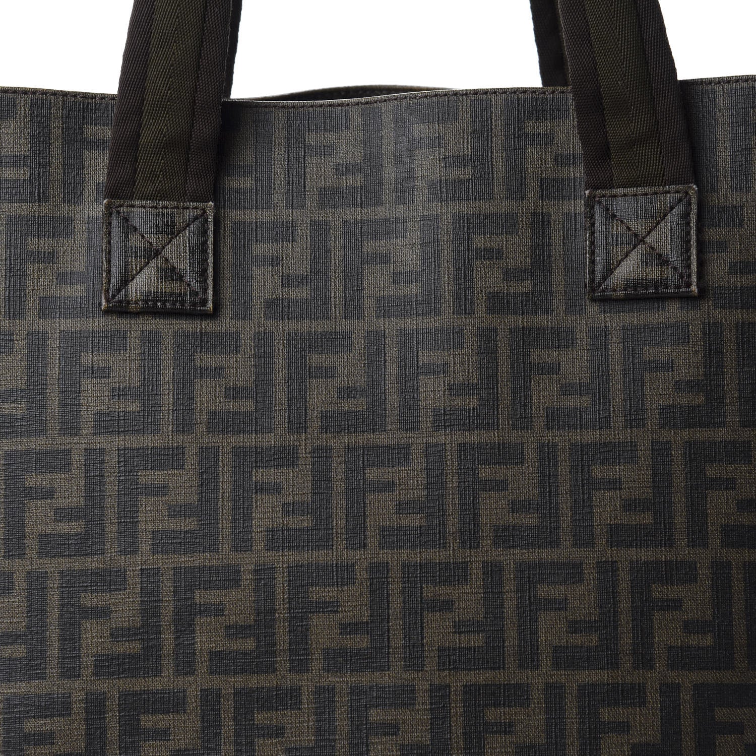Fendi Zucca Spalmati Large Tote Tobacco 12 of 12
