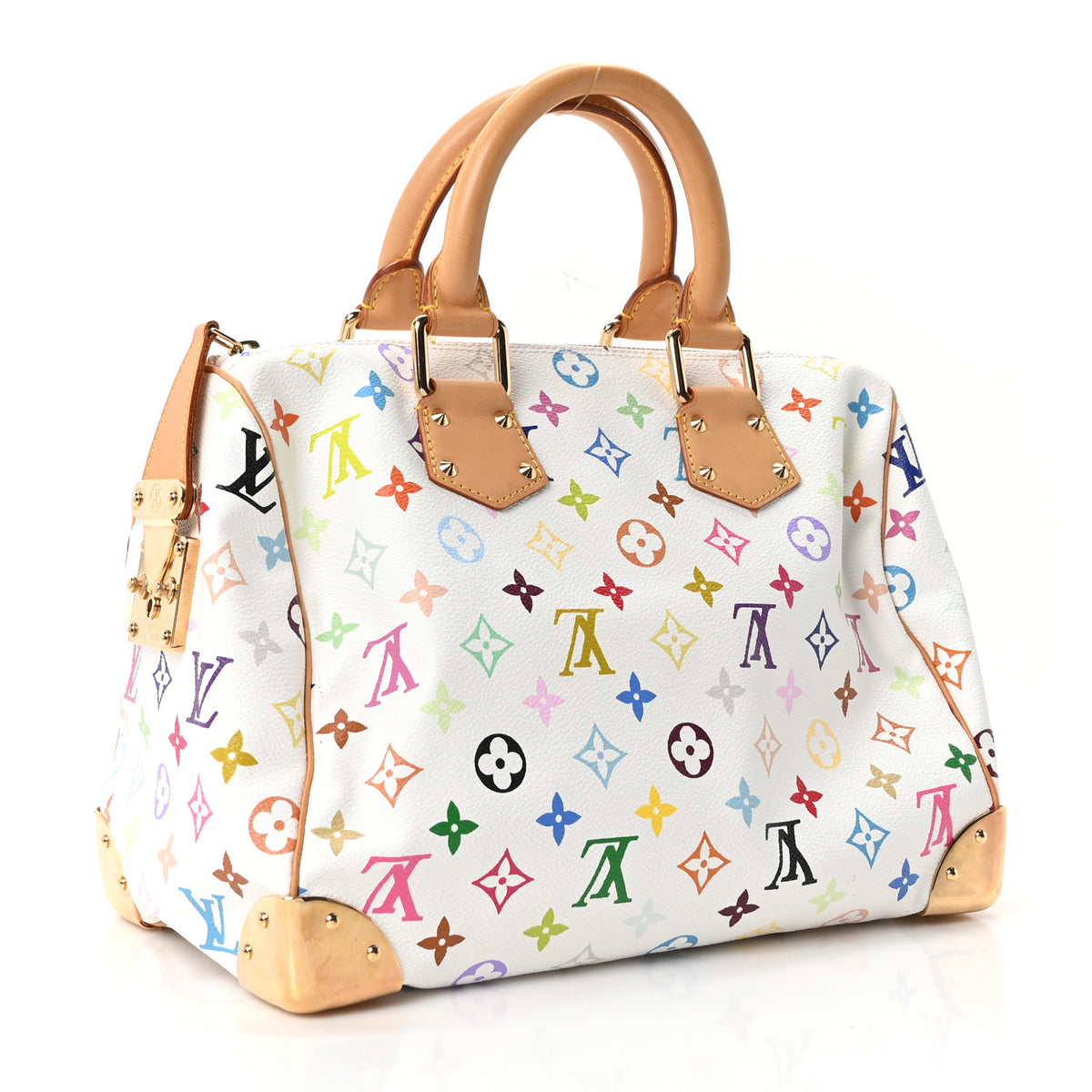 Monogram Multicolor Speedy 30 White
