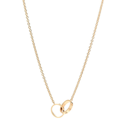 Cartier 18K Yellow Gold Interlocking LOVE Necklace 1 of 5