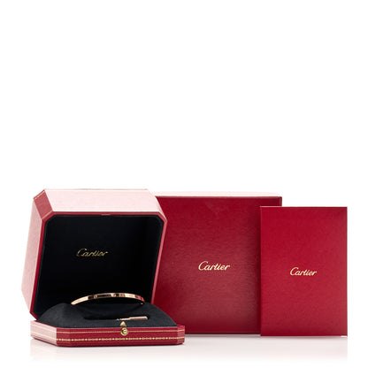 Cartier 18K Pink Gold Small LOVE Bracelet 20 9 of 9