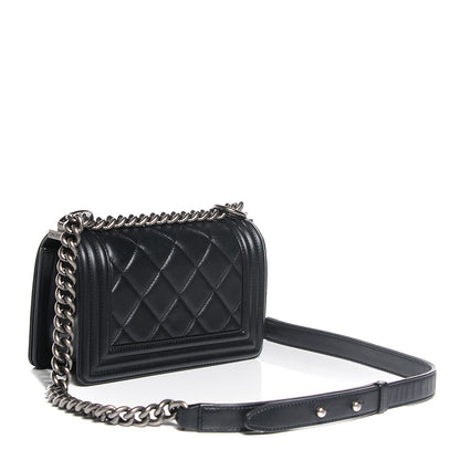 Chanel Calfskin Quilted Small Boy Flap Black 3 of 8