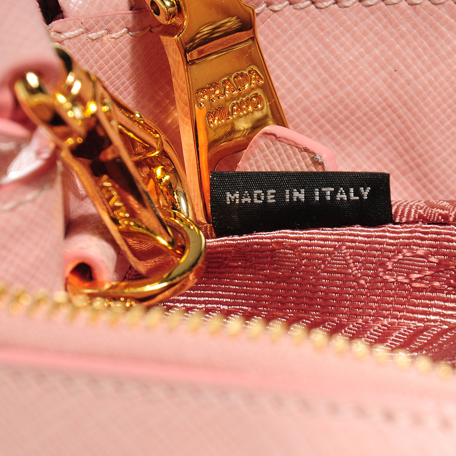 Prada Saffiano Lux Mini Double Zip Tote Orchidea 4 of 12