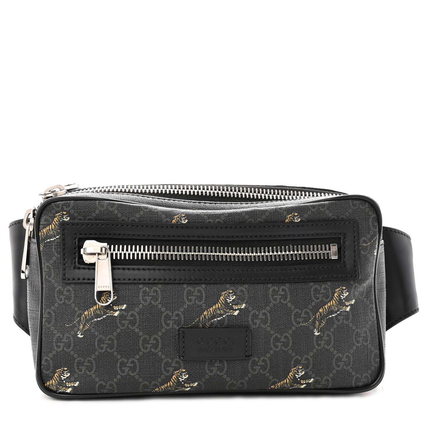 Soft GG Supreme Monogram Tigers Belt Bag Black Multicolor