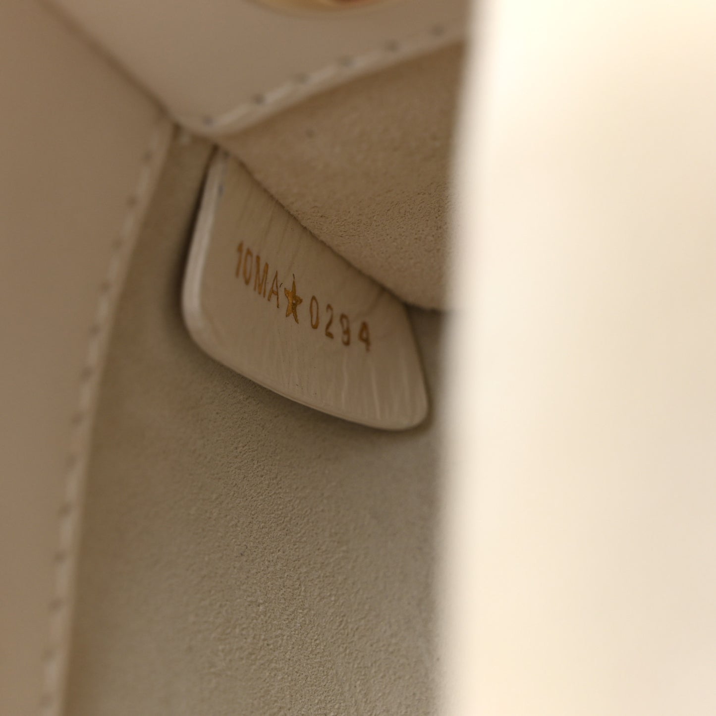 Lambskin Cannage Micro Lady D-Joy Latte
