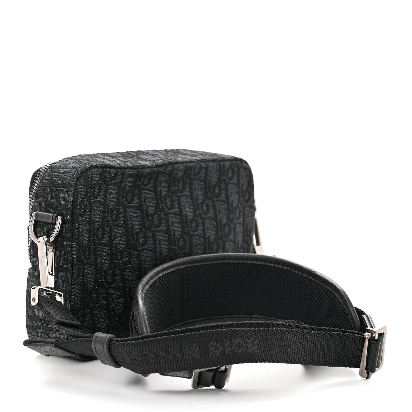 HOMME Oblique Safari Messenger Black