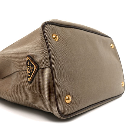 Prada Jacquard Logo Tote Corda Bruciato 8 of 9