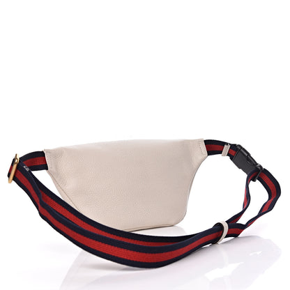 Gucci Grained Calfskin Small Logo Belt Bag White 3 of 12