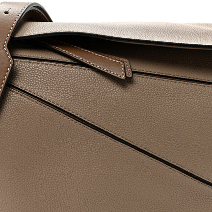 Loewe Grained Calfskin Medium Puzzle Bag Sand Mink 8 of 10