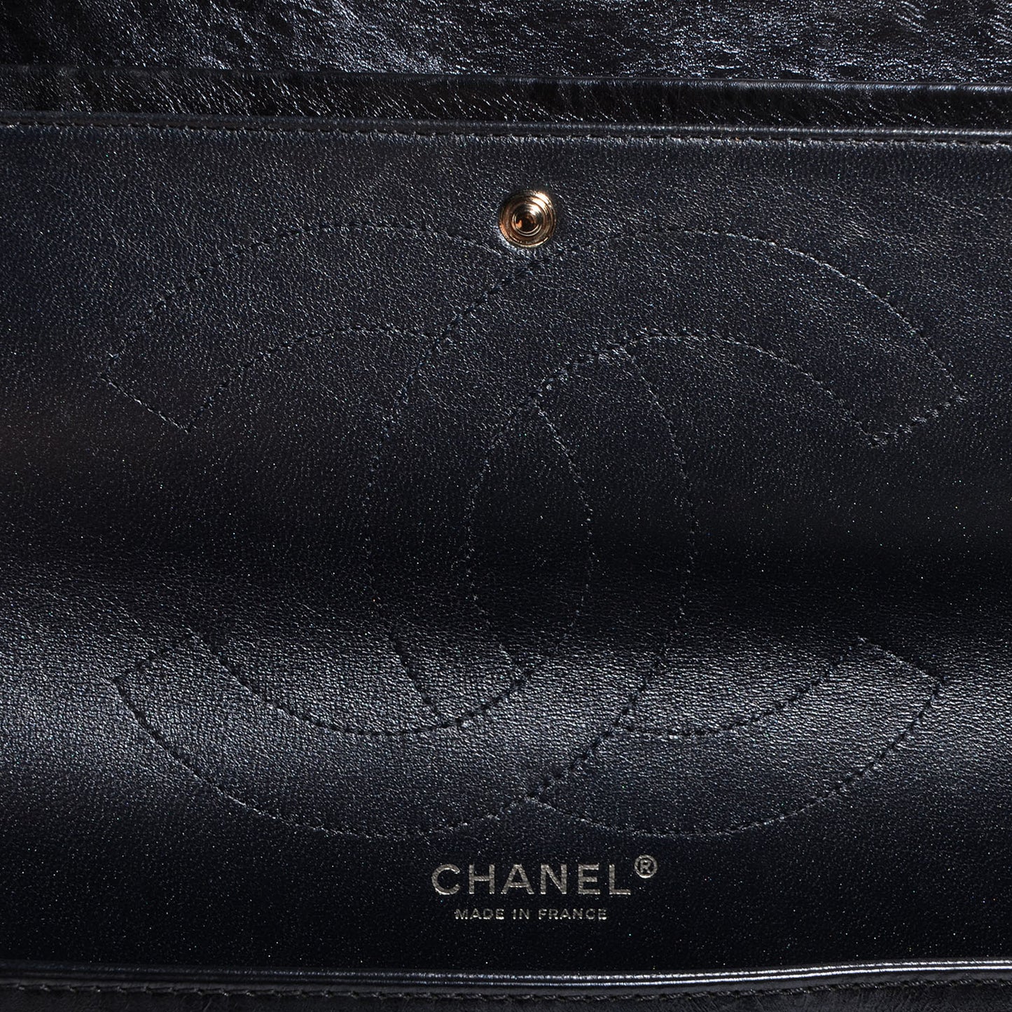 Calfskin 2.55 Reissue 226 Flap Metallic Blue