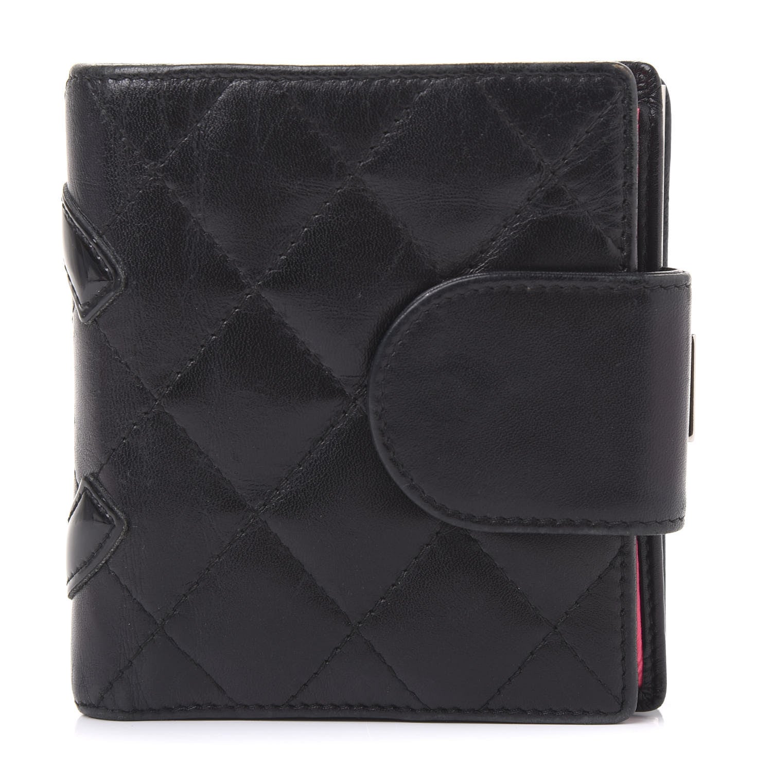 Chanel Calfskin Quilted Cambon Bi-Fold Wallet Black 1 of 11
