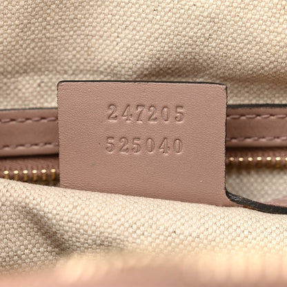 Gucci Monogram Vintage Web Medium Boston Pink Blue 7 of 10