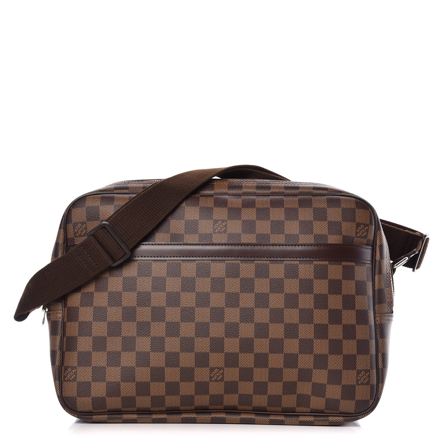 Louis Vuitton Damier Ebene Reporter GM 1 of 9