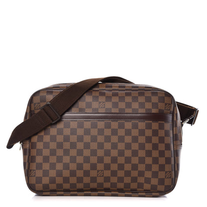 Louis Vuitton Damier Ebene Reporter GM 1 of 9