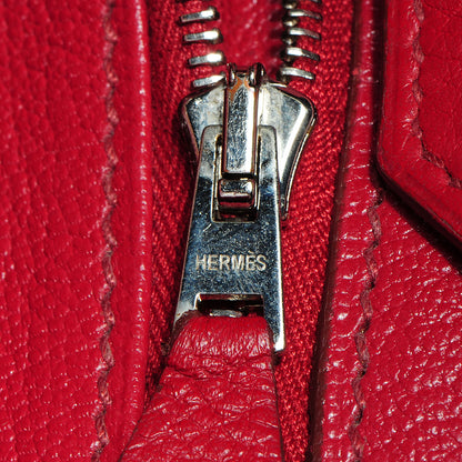 Hermes Taurillon Clemence Birkin 40 Rouge Garance 26 of 32