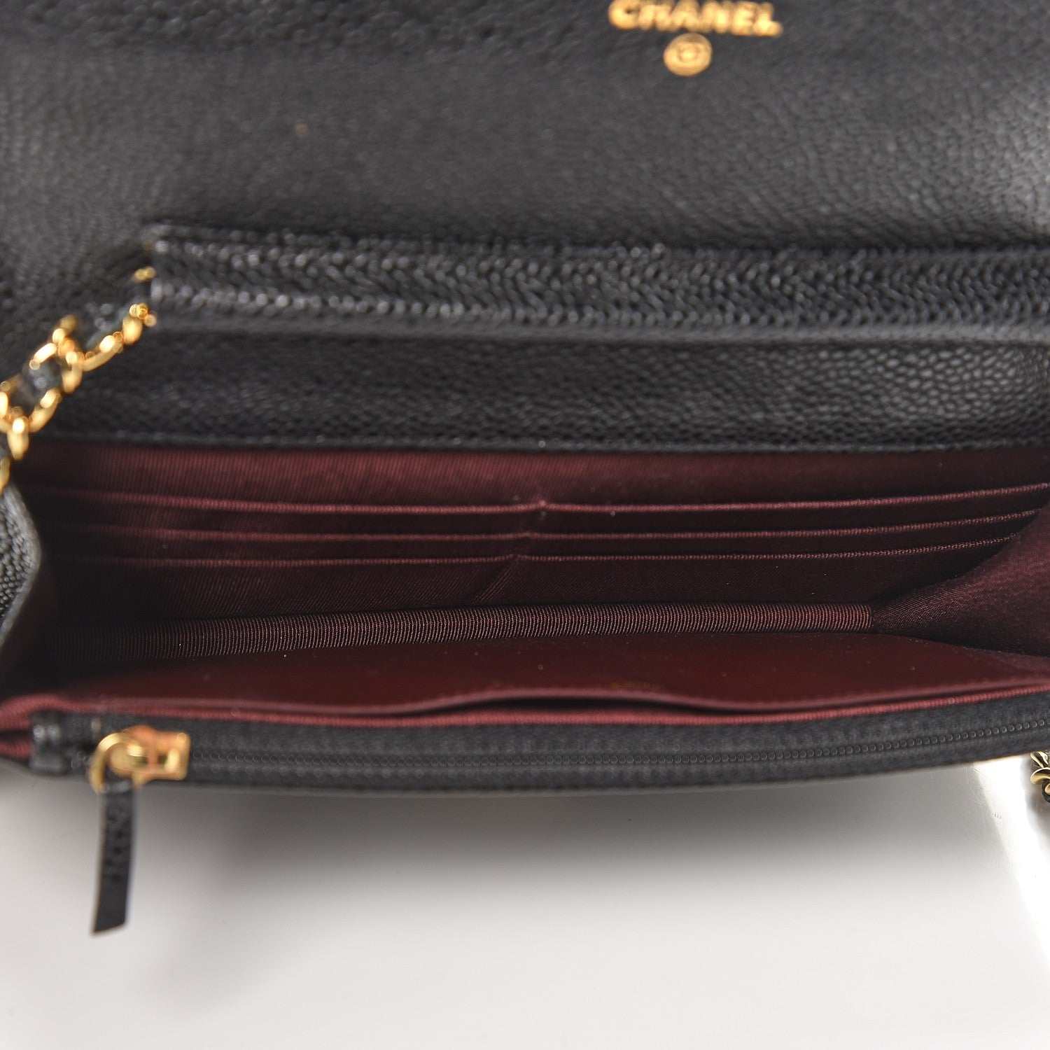 Chanel Caviar Quilted Wallet On Chain WOC Black 5 of 9