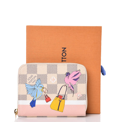 Louis Vuitton Damier Azur 2018 Christmas Animation Zippy Coin Purse 7 of 7