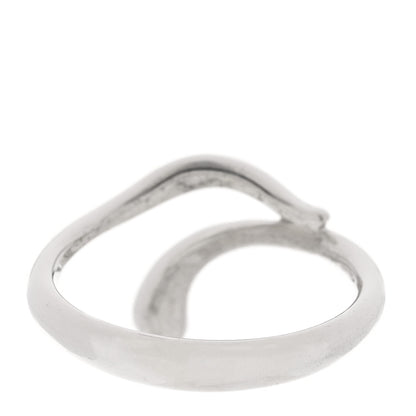 Tiffany Sterling Silver Elsa Peretti Teardrop Dangle Ring 53 6.25 53/6.25 3 of 4