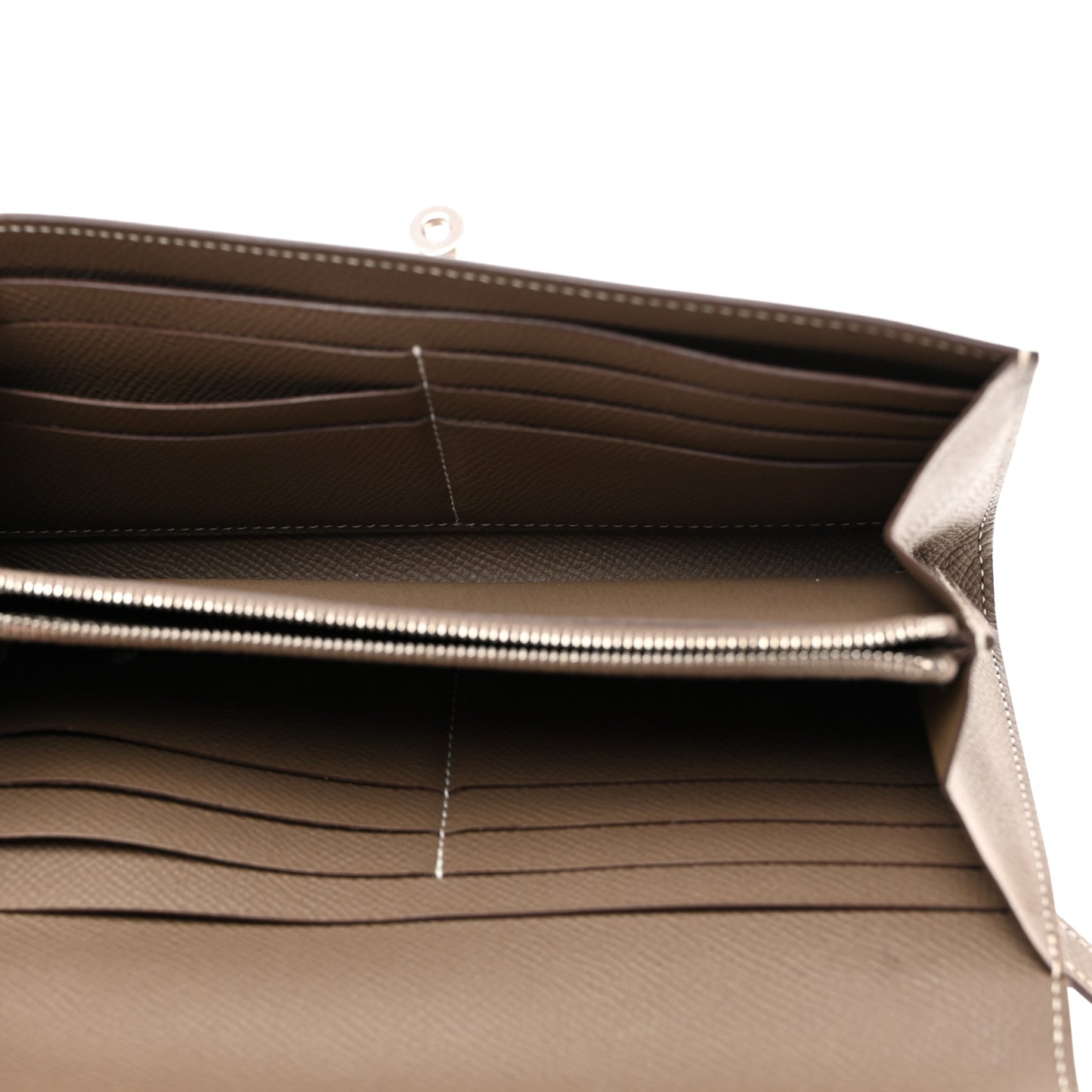 Epsom Kelly Longue Wallet Etoupe