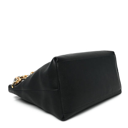 Bottega Veneta Grained Calfskin Saint Germain Tote Black 4 of 11