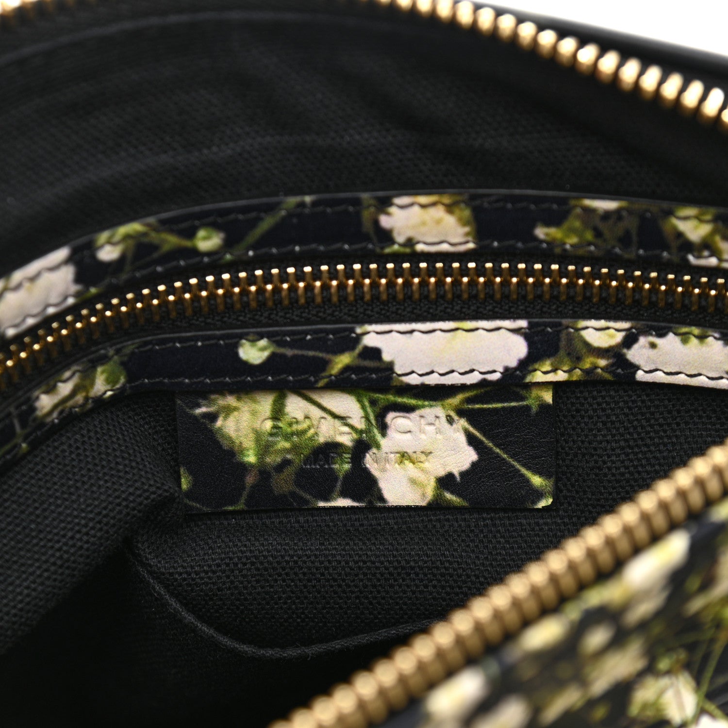 Givenchy Lambskin Baby's Breath Print Medium Pandora Black 6 of 12