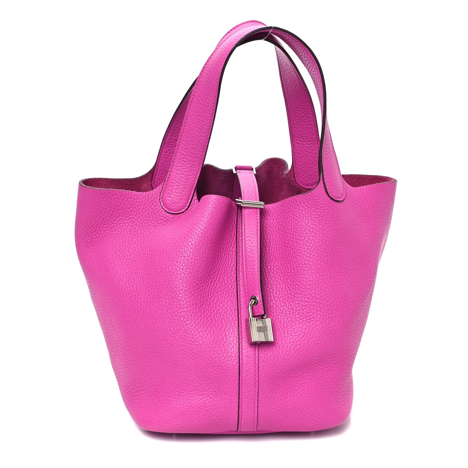 Hermes Taurillon Clemence Picotin Lock 22 MM Magnolia 1 of 12