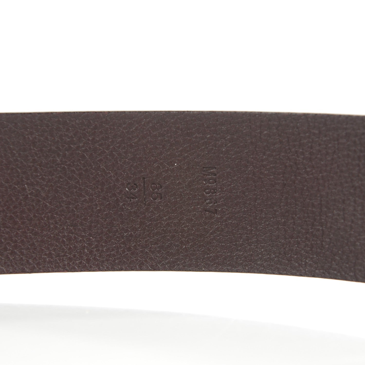 Louis Vuitton Patent LV Frame Belt 85 34 Amarante 5 of 8