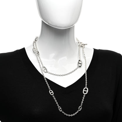 Hermes Sterling Silver Farandole Necklace 120 2 of 4
