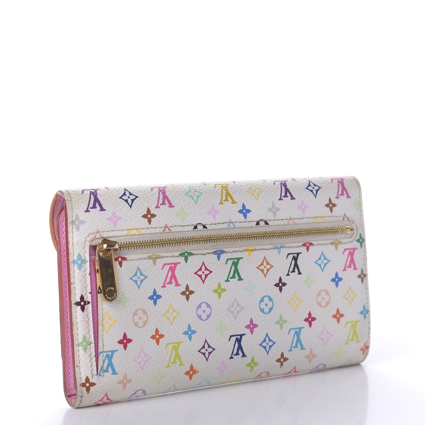 Monogram Multicolor Eugenie Wallet White Litchi