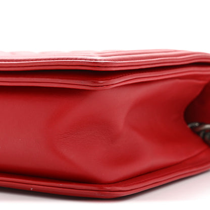 Chanel Calfskin Quilted New Medium Boy Flap Red 10 of 14