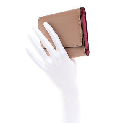Jimmy Choo Calfskin Marinda Wallet Beige 2 of 6