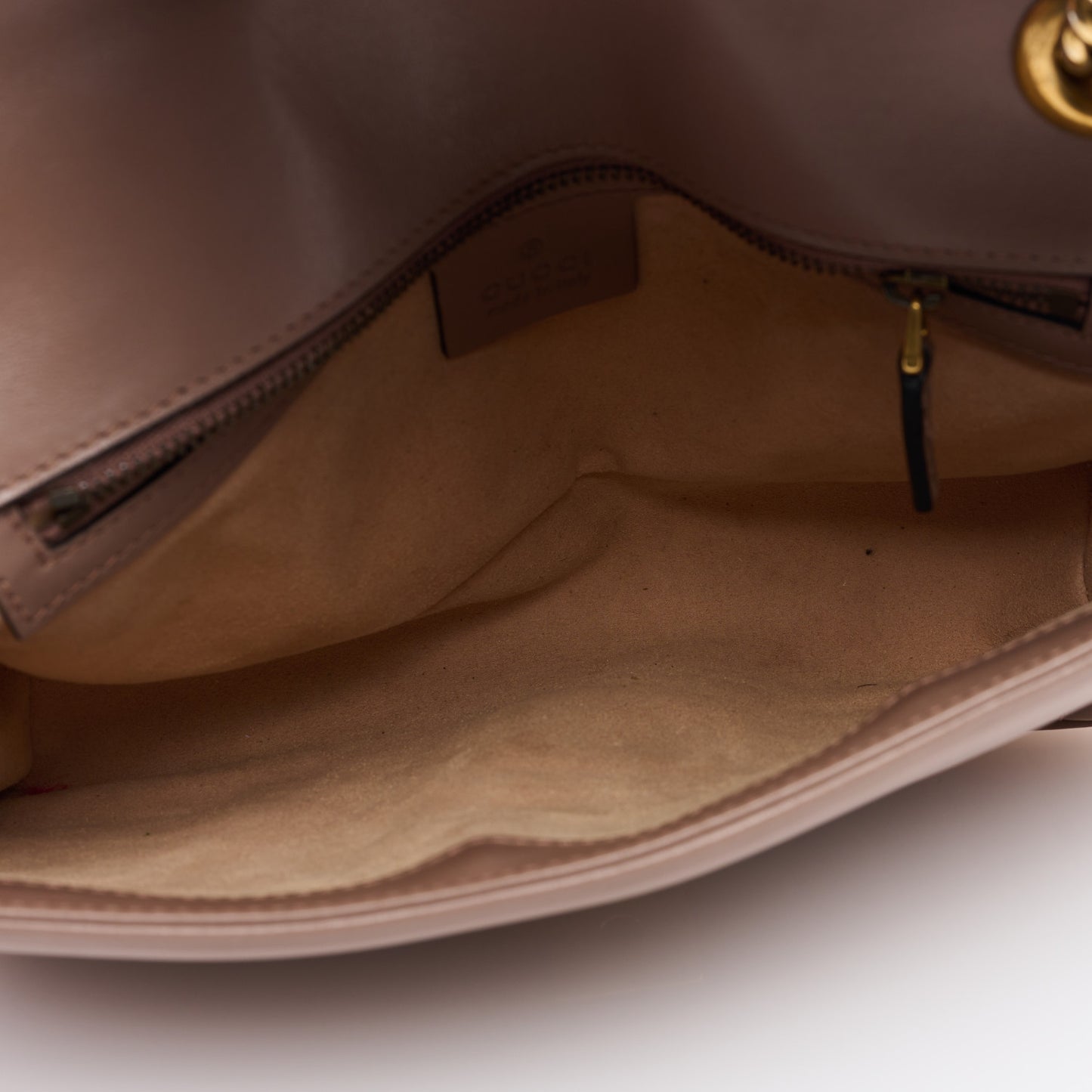 Calfskin Matelasse Small GG Marmont Shoulder Bag Porcelain Rose